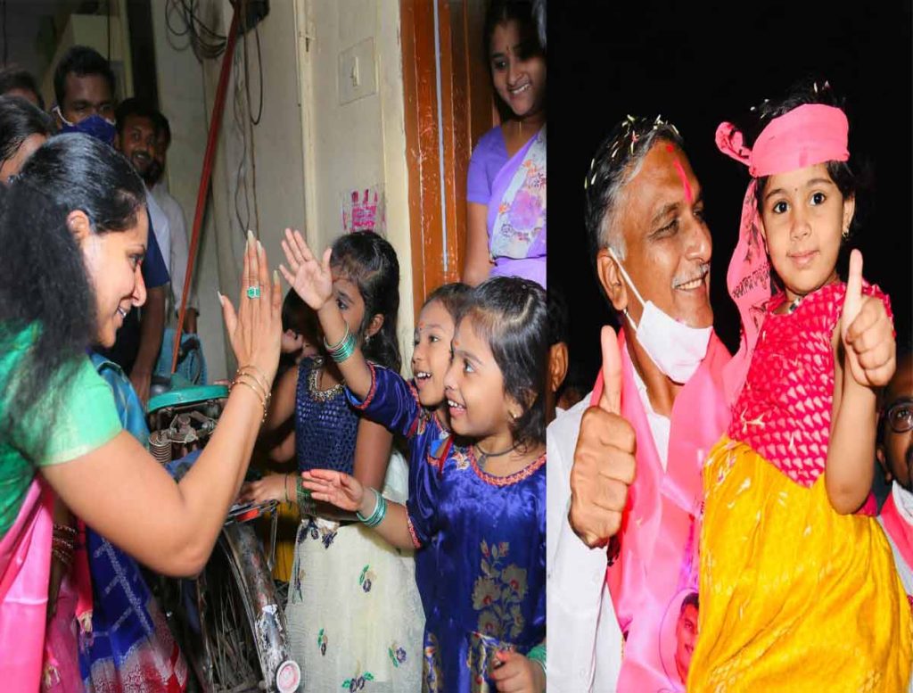 Harish Rao, Kavitha Greetings To Mark National Girl Child Day