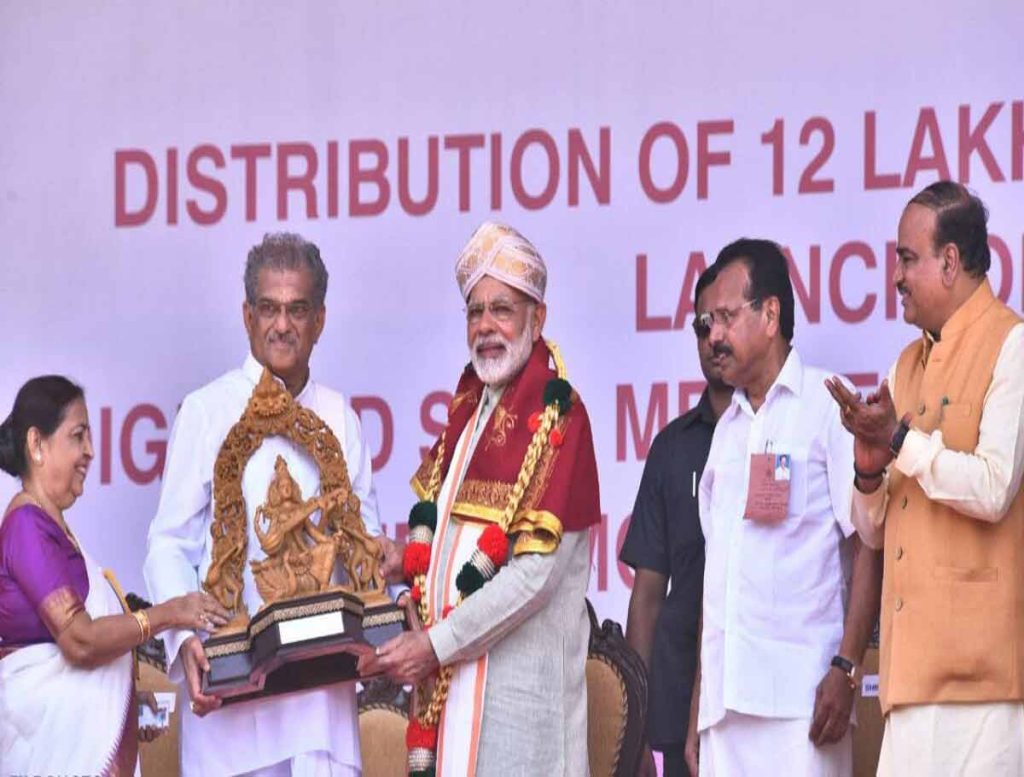 Dr. D. Veerendra Heggade Take Oath As Rajya Sabha Member