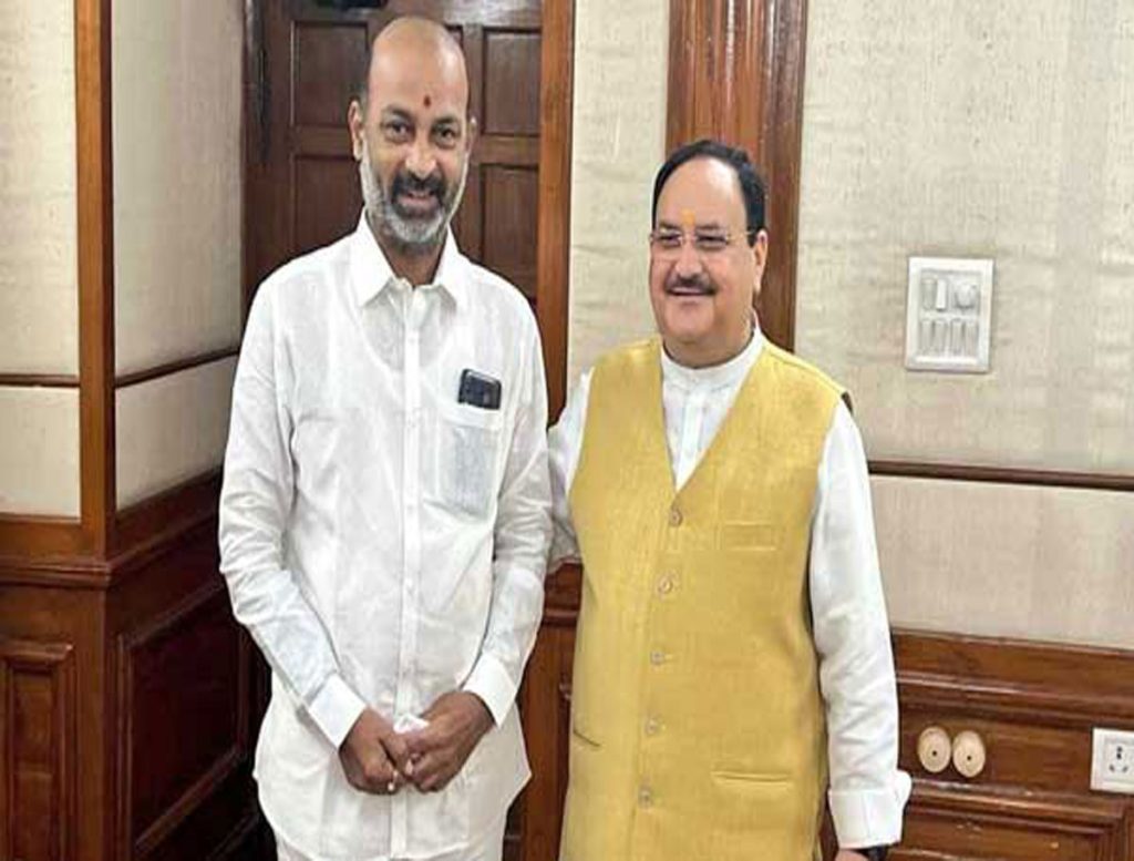 Bandi Sanjay Meets JP Nadda