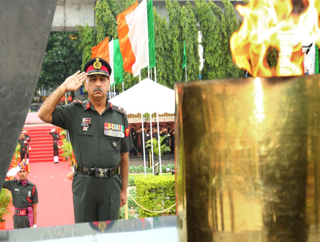 Kargil Vijay Diwas Was Celebrated at Veerula Sainik Smarak