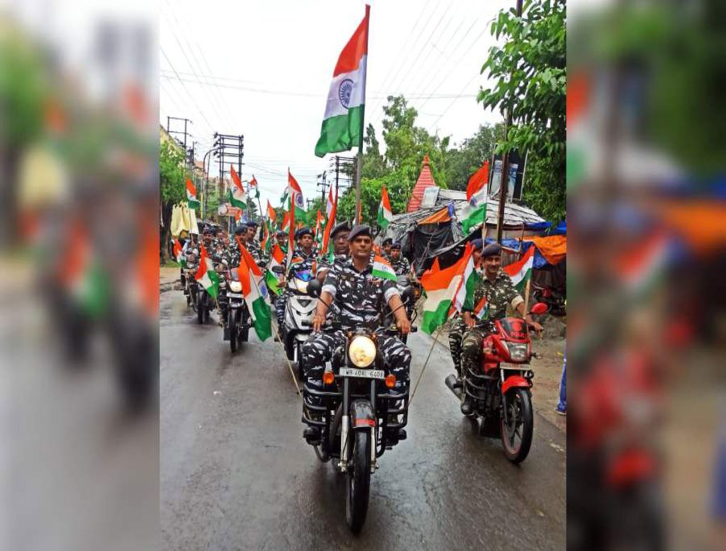 CRPF Organises Bike Rally in Srinagar