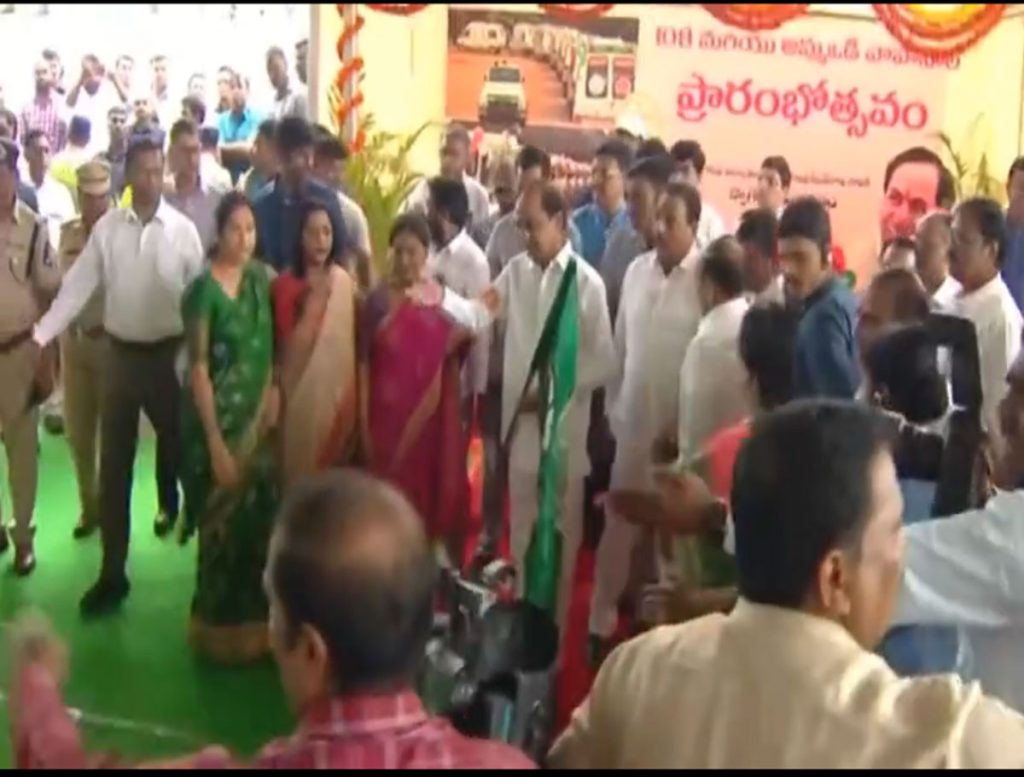 CM KCR Flagged Off 466 Brand New Vehicles