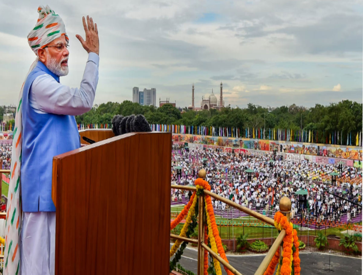 Modi Made A Key Announcement From Red Fort