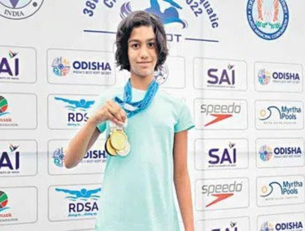 Telangana Swimmer Shivani Karra Achieves 2 Gold Medals