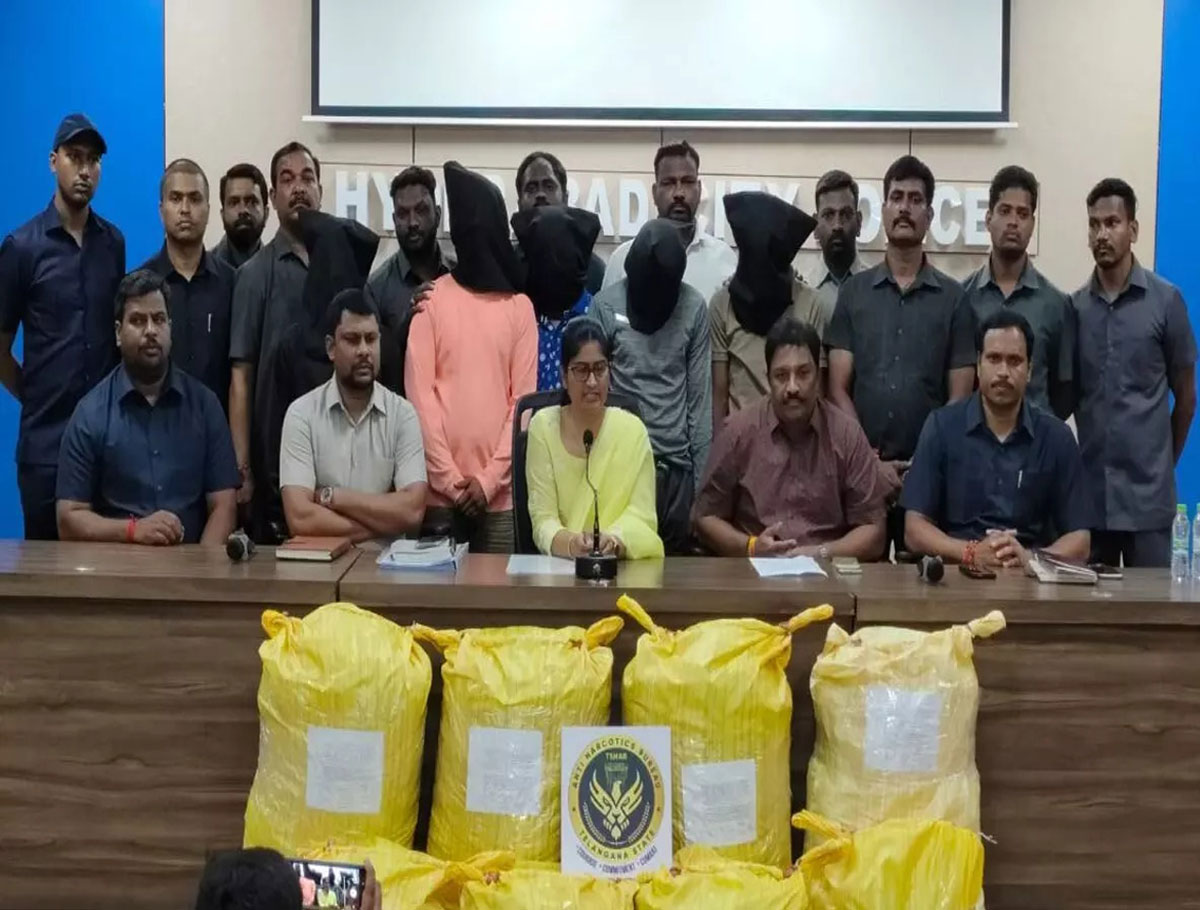 208 Kg Of Ganja Seized: Gang Of Five Arrested