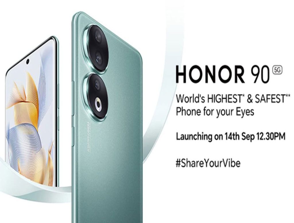 Honor 90 to Launch in India on Sep 14