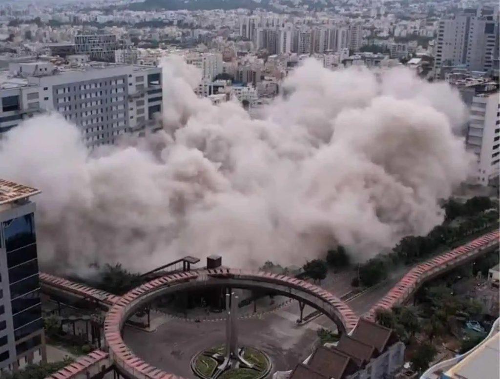 Two Buildings Demolished at Mindspace