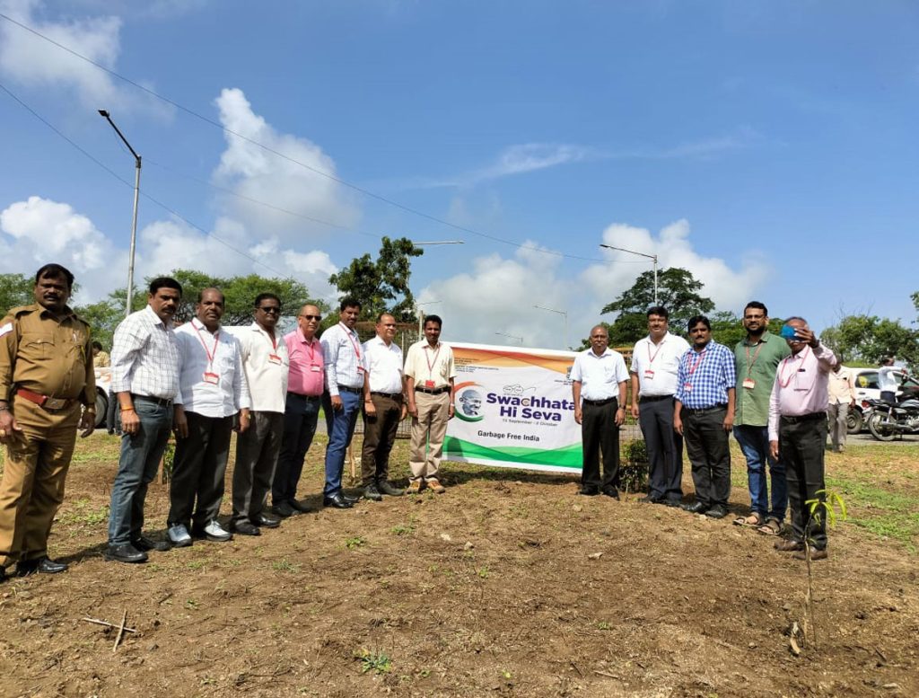 OFMK Organized a Cleanliness Drive at Ordnance Factory Medak Estate