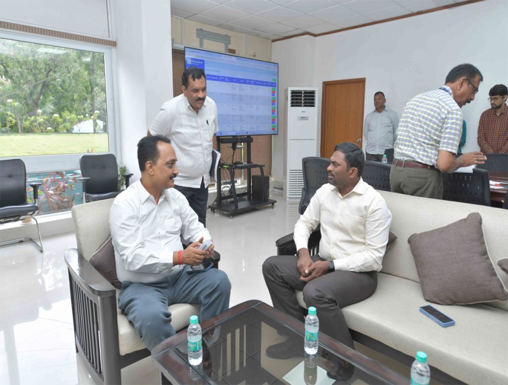 The Election Expenditure Inspectors Appointed For Hyderabad District, Who Paid A Courtesy Call On The District Election Officer, Ronald Rose.