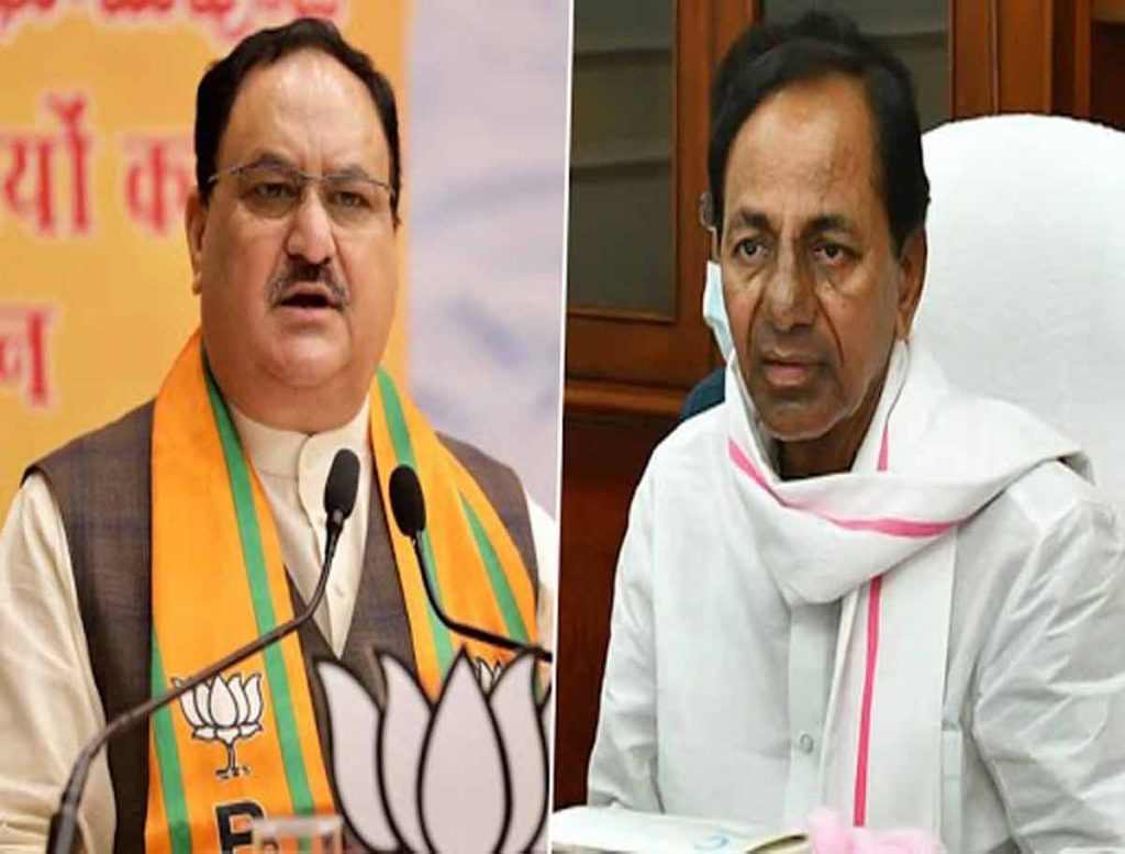 JP Nadda: KCR Sarkar Has Taking 30 Percent Of Commission