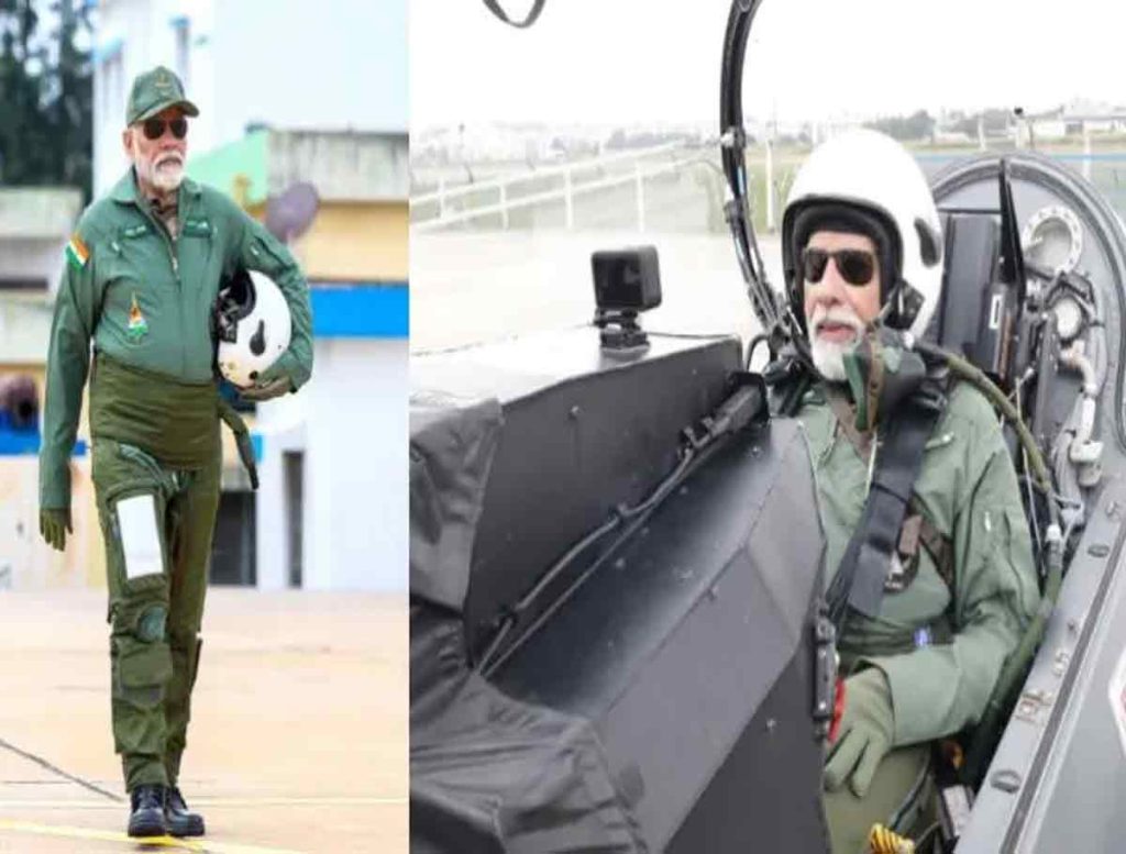 PM Modi Takes Sortie On The Tejas Aircraft In Bengaluru