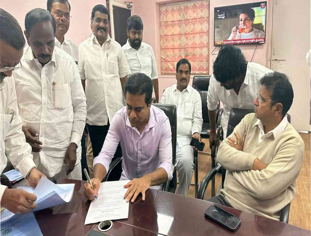 Sridhar Babu Invited KTR For Speaker Nomination 