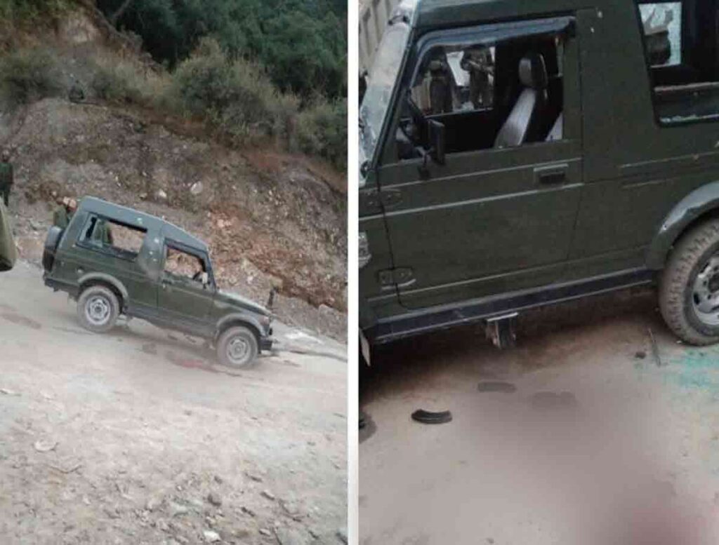 Terrorists Fired At An Army Vehicle In J&K's Poonch   