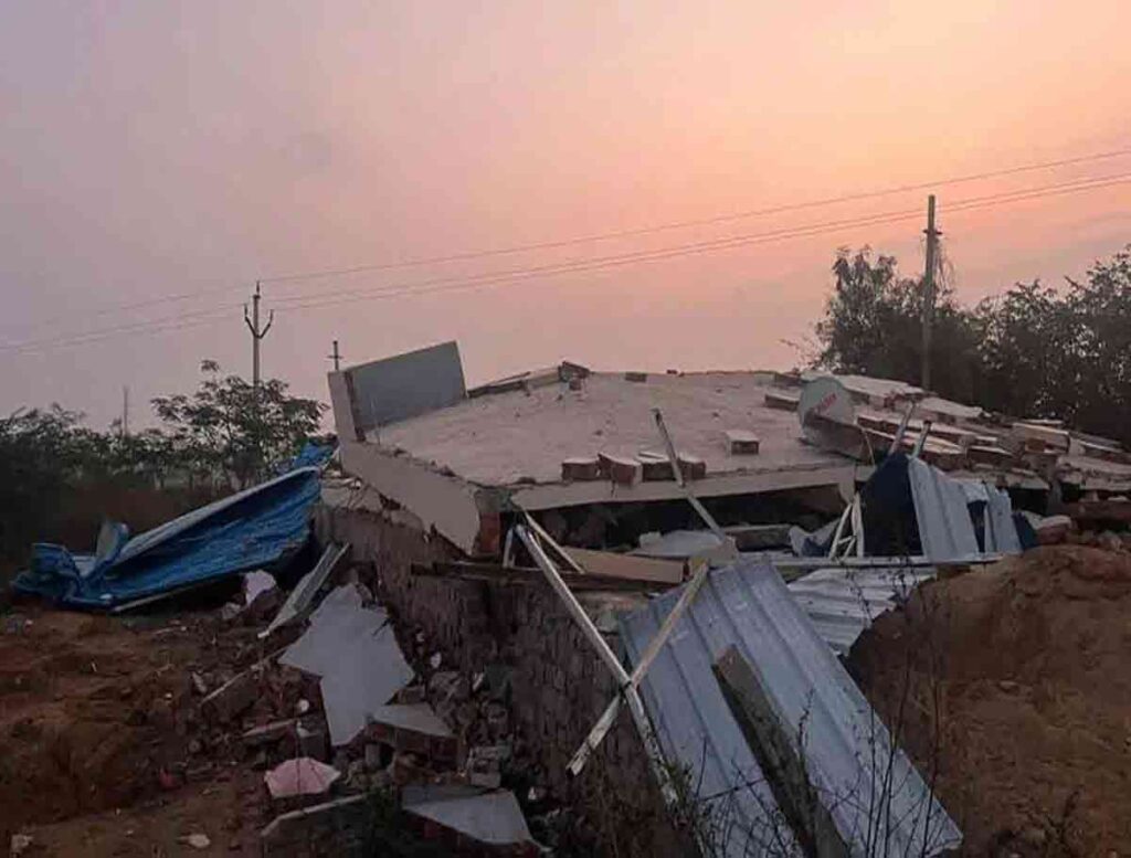 Bulldozers Used On Illegal Construction: BRS Office At Malappuram Demolished By Revenue Officials  