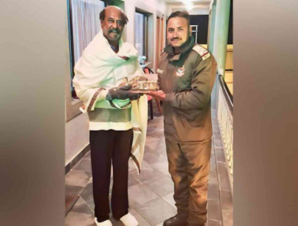 Uttarakhand Police Felicitates Megastar Rajinikanth