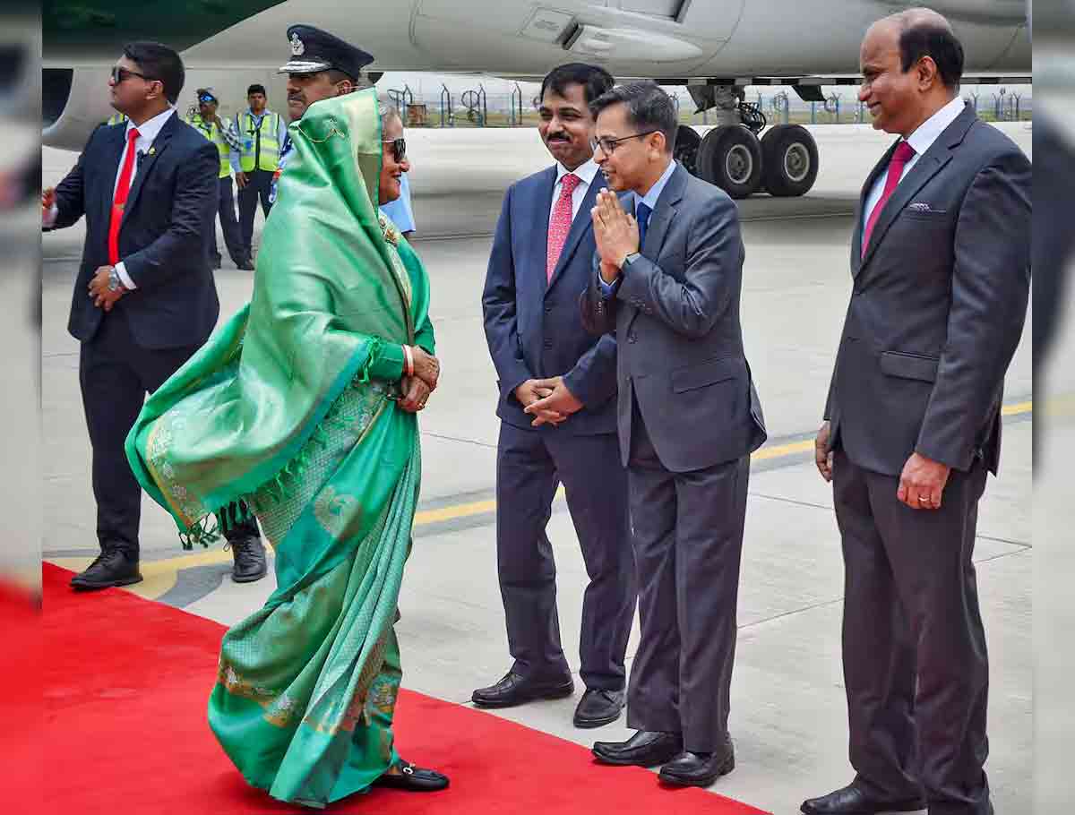 Bangladesh PM Arrives For Narendra Modi's Oath Taking Ceremony