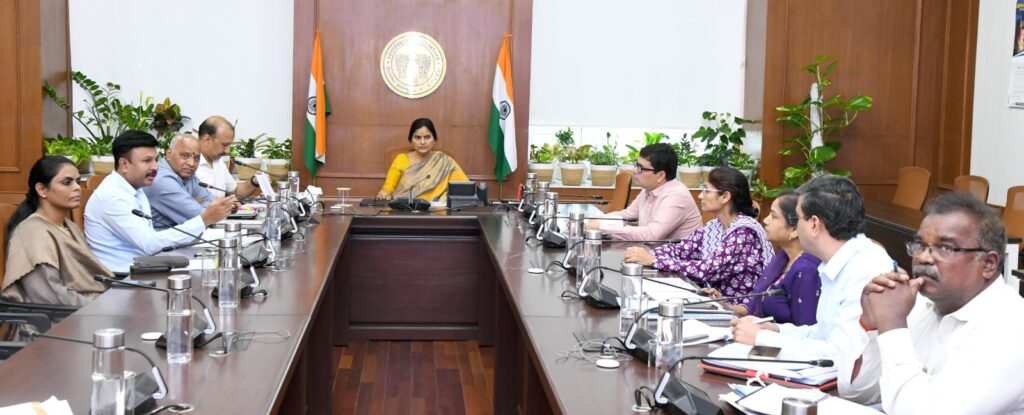 CS Santhi Kumari Held A Meeting With Officials Of Various Welfare Departments 