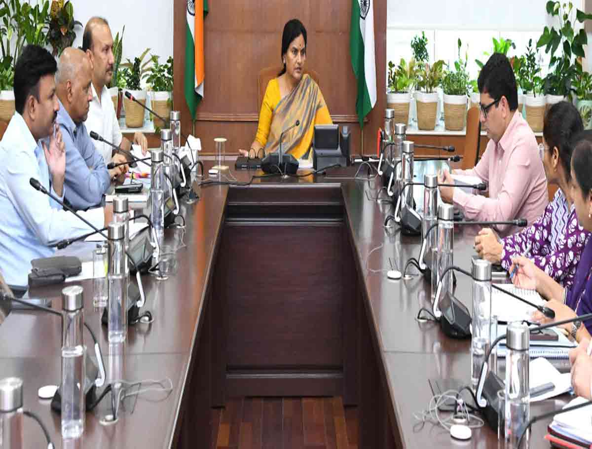 CS Santhi Kumari Held A Meeting With Officials Of Various Welfare Departments